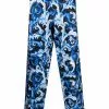 Versace Baroccoflage print silk trousers 1 Versace Baroccoflage-print silk trousers