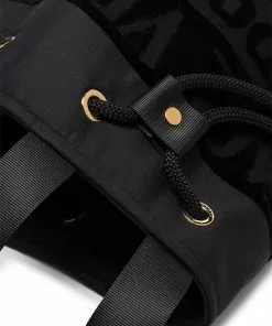 Versace Logo pattern drawstring beach bag 11 Versace logo pattern drawstring beach bag