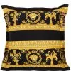 Versace Barocco-print cotton cushion