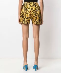 Versace Barocco-print shorts