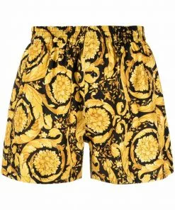 Versace Barocco-print shorts