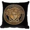 Versace embellished Medusa Head cushion