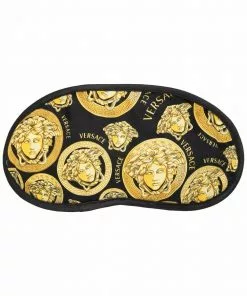 Versace Medusa Head-print sleep mask