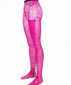 Versace monogram sheer tights
