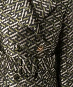 Versace Greca logo print blazer 11 Versace Greca logo-print blazer