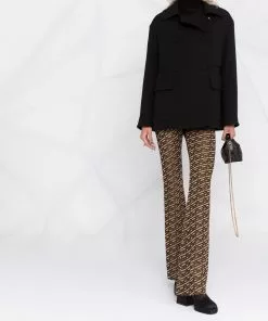 Versace single-breasted overcoat