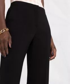 Versace mid-rise flared trousers