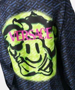 Versace Logo print long sleeve shirt 11 Versace logo-print long-sleeve shirt