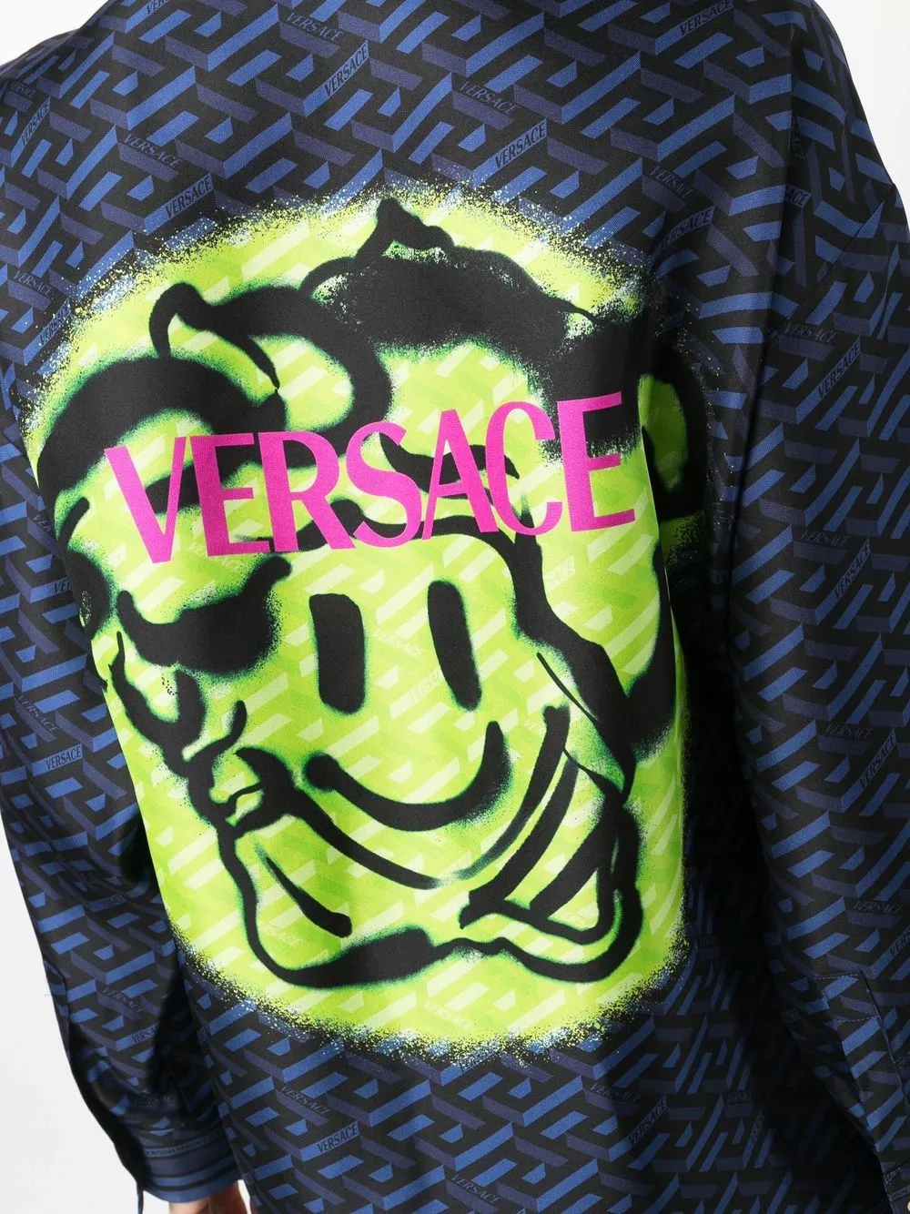 Versace Logo print long sleeve shirt 7 Versace logo-print long-sleeve shirt