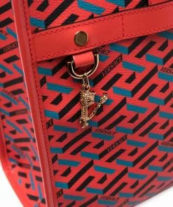 Versace La Greca-print tote bag