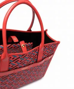 Versace La Greca-print tote bag