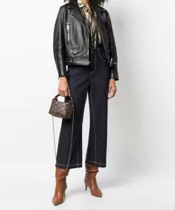 Versace La Greca leather tote