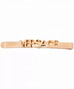 Versace logo left hair pin