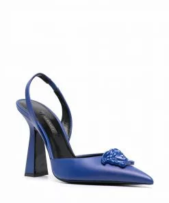 Versace La Medusa 120mm slingback pumps
