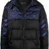 Versace logo-print down-padded jacket