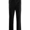 Versace signature-embroidered satin trousers