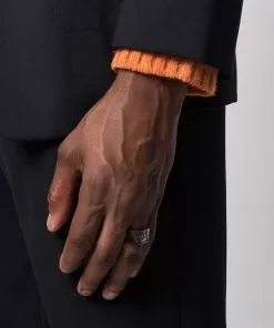 Versace La Greca engraved ring