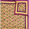 Versace logo-print silk scarf