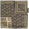 Versace geometric-print silk scarf