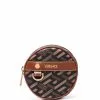 Versace La Greca circle coin pouch