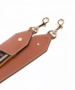 Versace logo embroidered shoulder strap