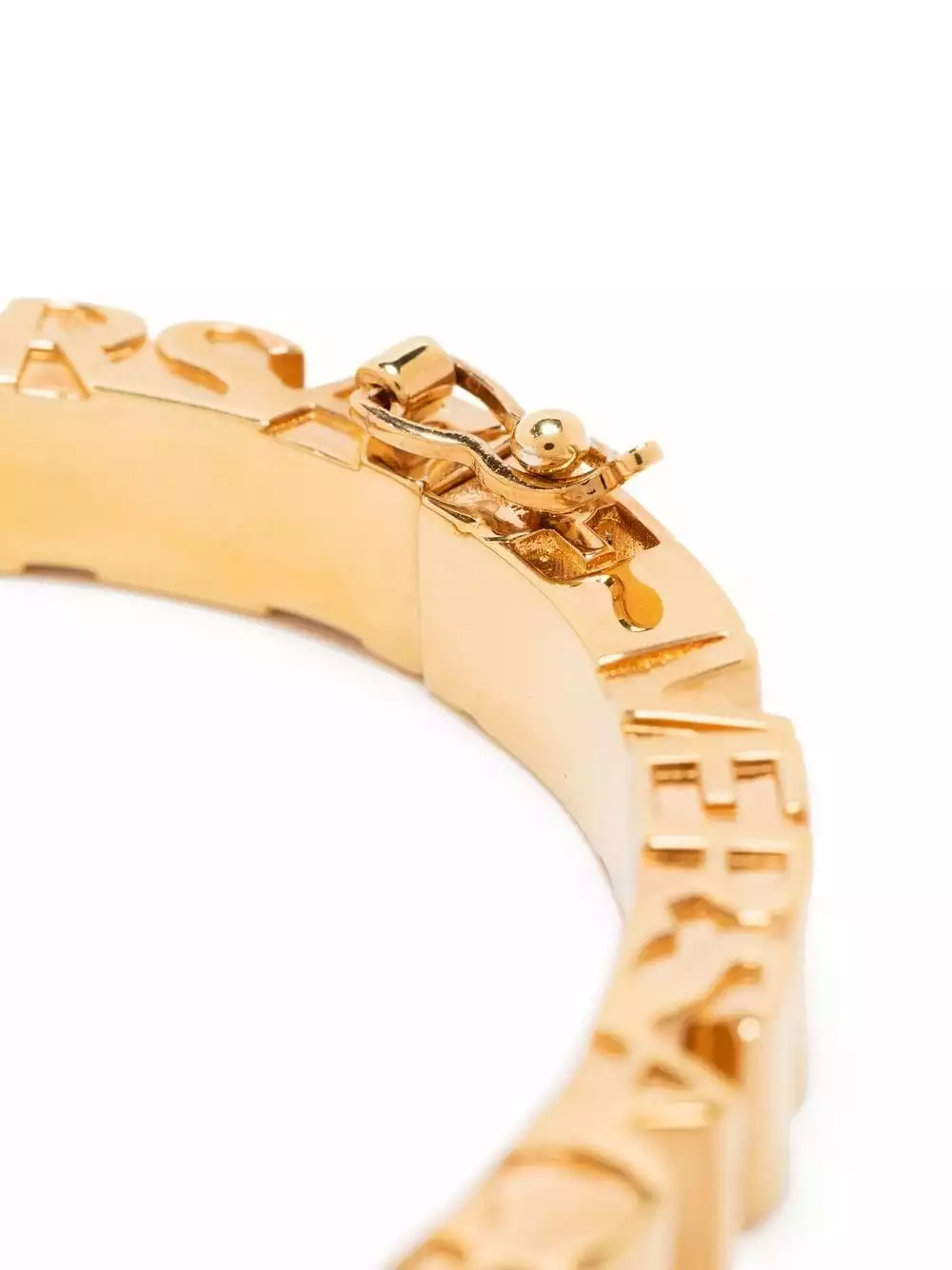 Versace Greca logo lettering bangle bracelet 5 Versace Greca logo-lettering bangle bracelet