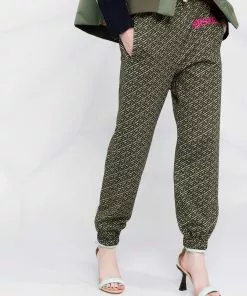 Versace Greca logo-print track pants