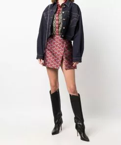 Versace cropped denim jacket