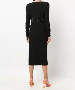 Versace Belted silk midi dress 12 Versace belted silk midi dress