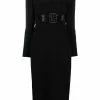 Versace Belted silk midi dress 1 Versace belted silk midi dress
