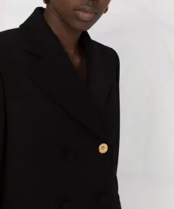 Versace Medusa plaque double-breasted blazer