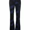 Versace geometric-pattern jacquard trousers