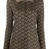 Versace La Greca metallic intarsia knit shirt 2 Versace La Greca metallic intarsia-knit shirt