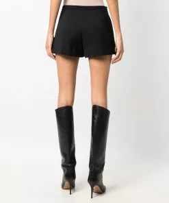 Versace high-waisted crepe shorts