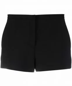 Versace high-waisted crepe shorts