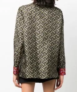 Versace La Greca silk shirt