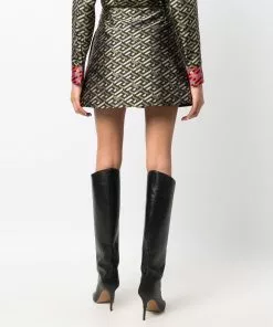 Versace La Greca high waist miniskirt 10 Versace La Greca high-waist miniskirt