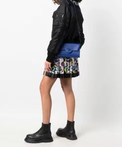 Versace Medusa-plaque clutch bag