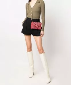 Versace La Greca Signature crossbody pouch