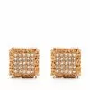 Versace Crystal embellished logo earrings 2 Versace crystal-embellished logo earrings