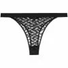 Versace lace-detail semi-sheer thong
