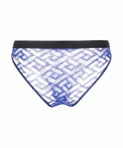 Versace sheer monogram briefs