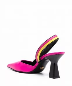 Versace La Greca slingback pumps