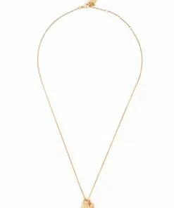 Versace padlock-pendant necklace