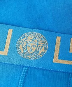 Versace Medusa-motif cotton briefs