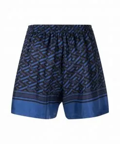 Versace La Greca pattern sleepwear shorts