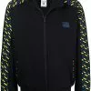 Versace Greca-print funnel neck track jacket