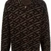 Versace La Greca knitted jumper