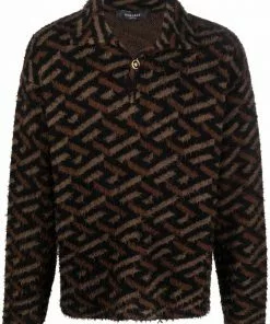 Versace La Greca knitted jumper