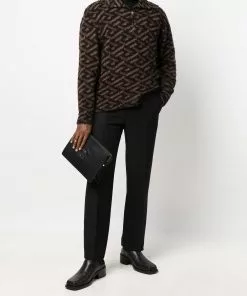 Versace La Greca knitted jumper